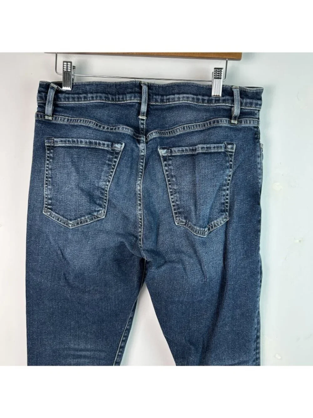 Flint And Tinder Men's 33x30 Slim Fit Blue Straight Leg Medium Wash Denim Jeans